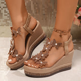 Alina Butterfly Wedge Sandals