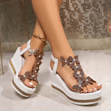 Alina Butterfly Wedge Sandals