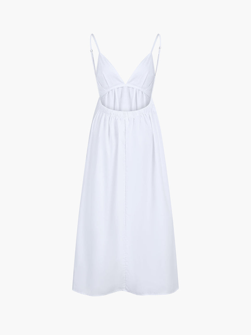 Coastal Cowgirl Open Back Long Dress